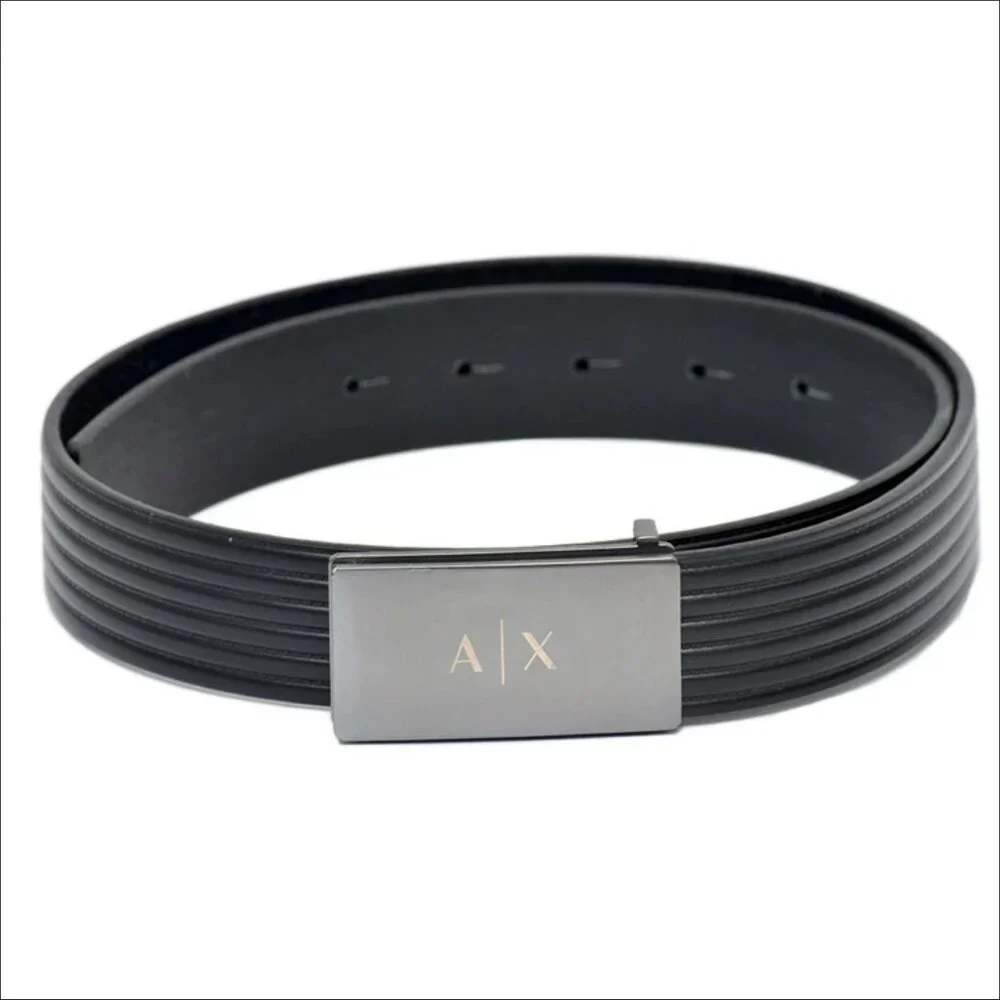 A/X Armani Exchange Plate Belt